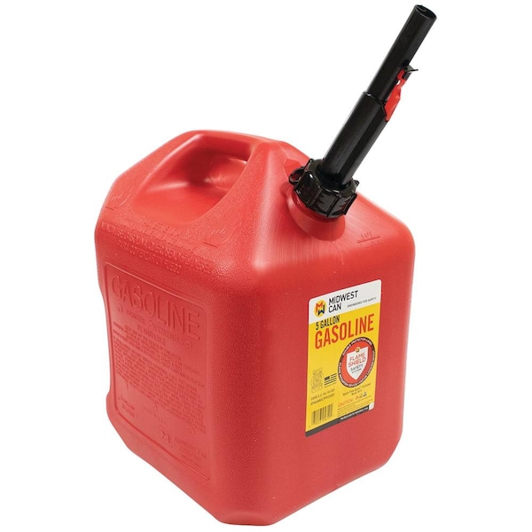 New 765-514 5 Gal. Plastic Gasoline Fuel Can For Carb Approved